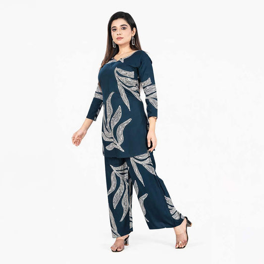 Women’s Rayon Printed Co-Ord Set