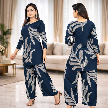Women’s Rayon Printed Co-Ord Set