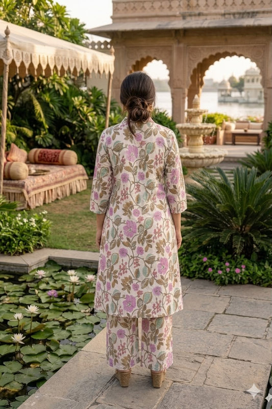 Women’s Floral Cotton Coord Set