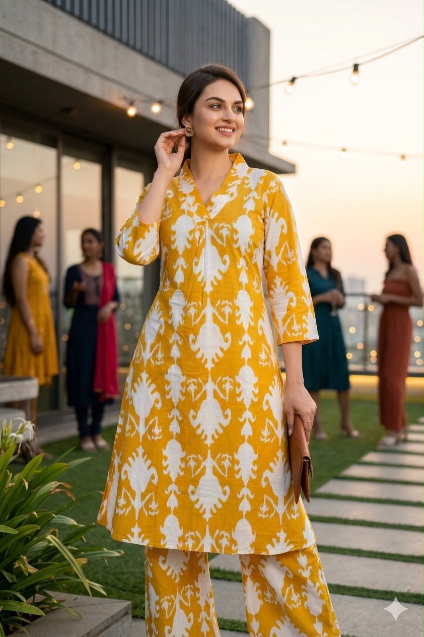Women’s Cotton Printed Coord Set