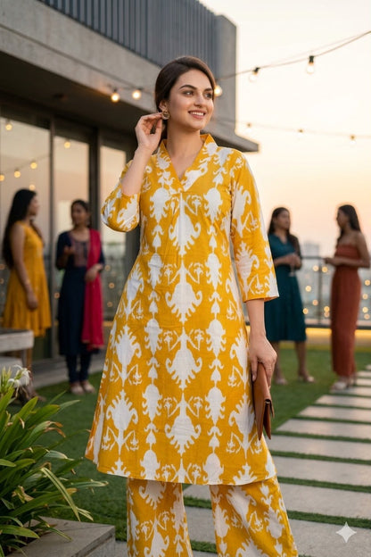 Women’s Cotton Printed Coord Set
