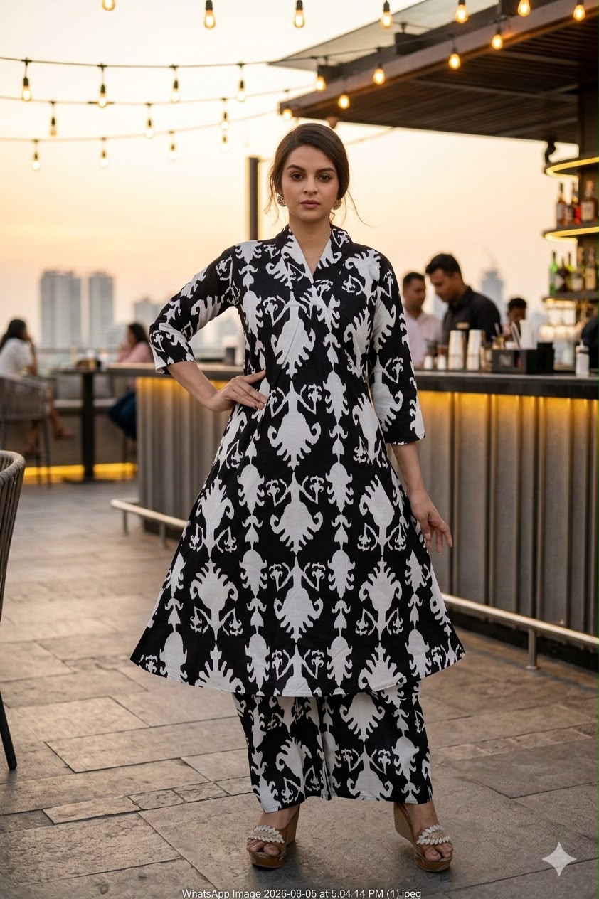 Women’s Cotton Printed Coord Set