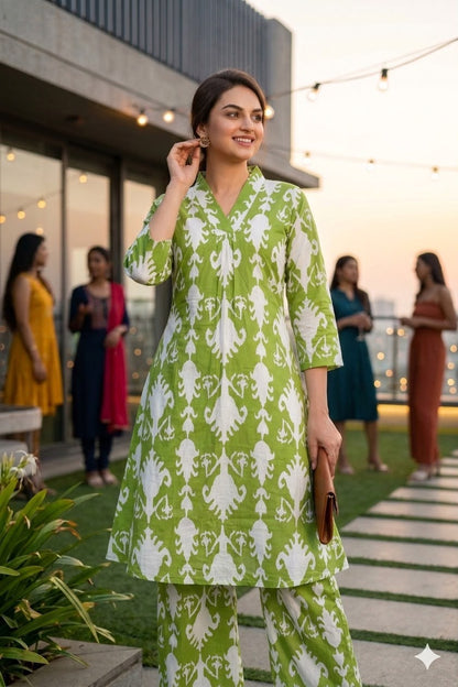 Women’s Cotton Printed Coord Set