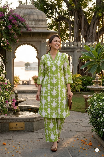 Women’s Cotton Printed Coord Set