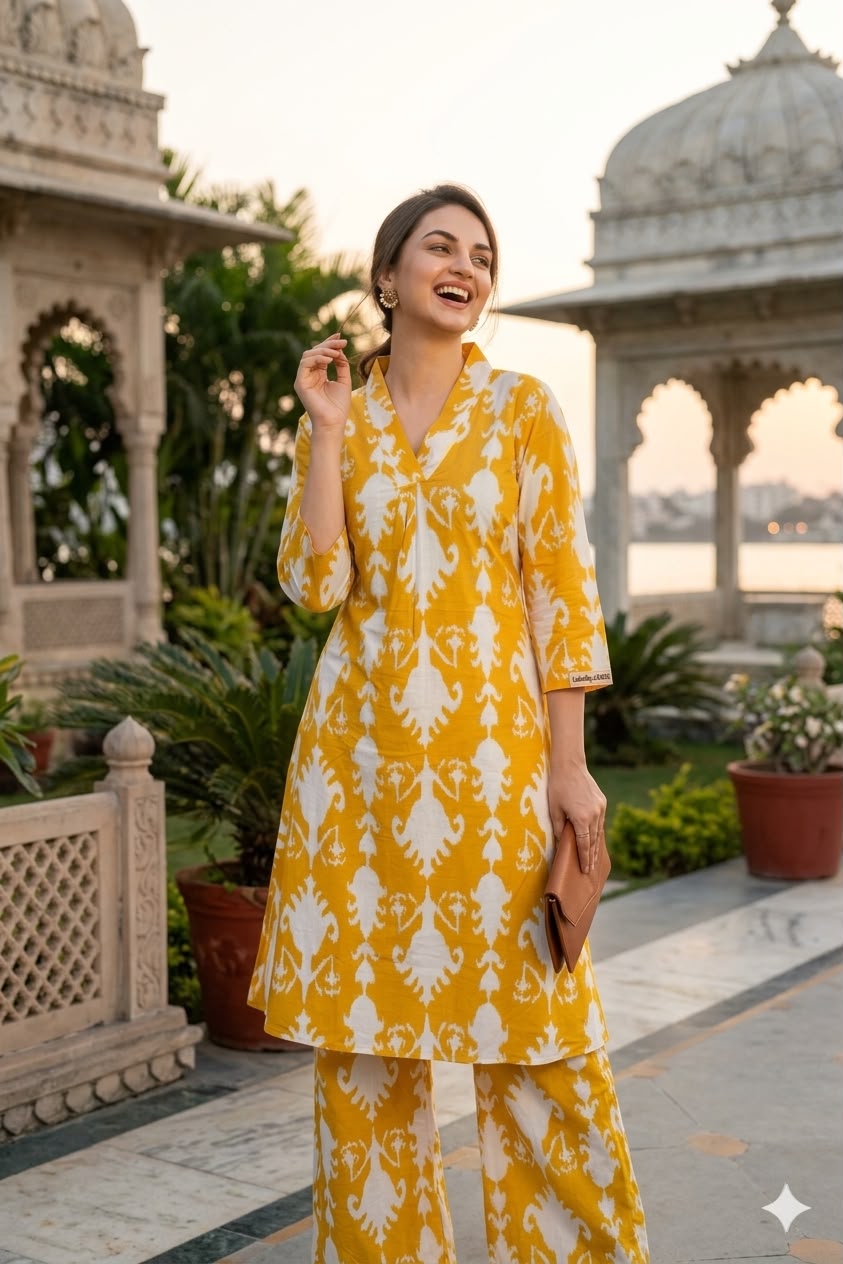 Women’s Cotton Printed Coord Set