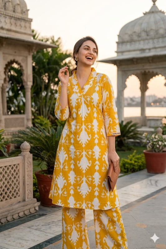 Women’s Cotton Printed Coord Set