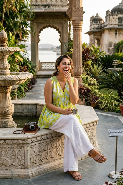 Women’s Cotton Short Kurti – Elegant Printed Everyday Wear