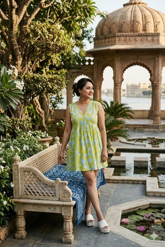 Women’s Cotton Short Kurti – Elegant Printed Everyday Wear